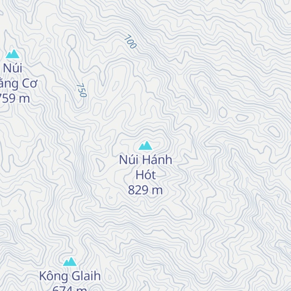 Map of Núi Hánh Hót