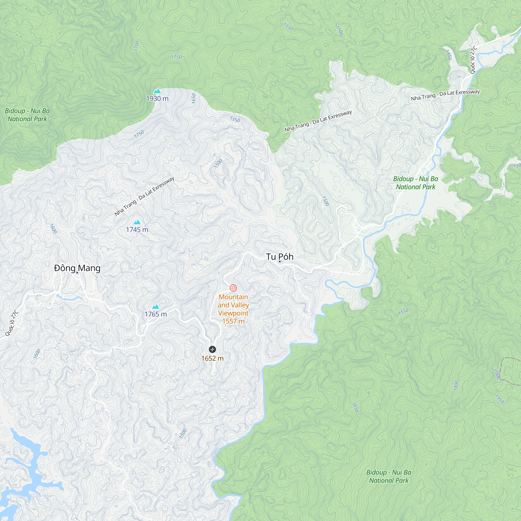 Chappi Moutains map