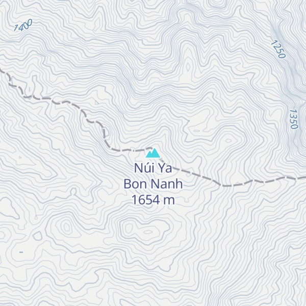 Map of Núi Ya Bon Nanh