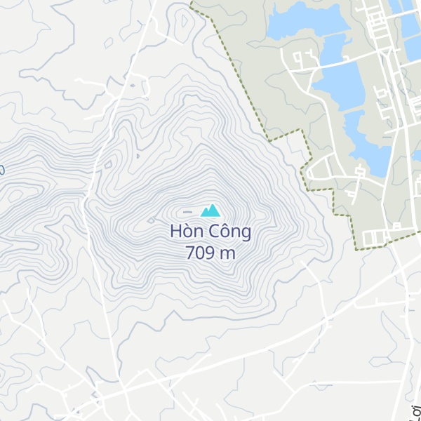 Map of Hòn Công