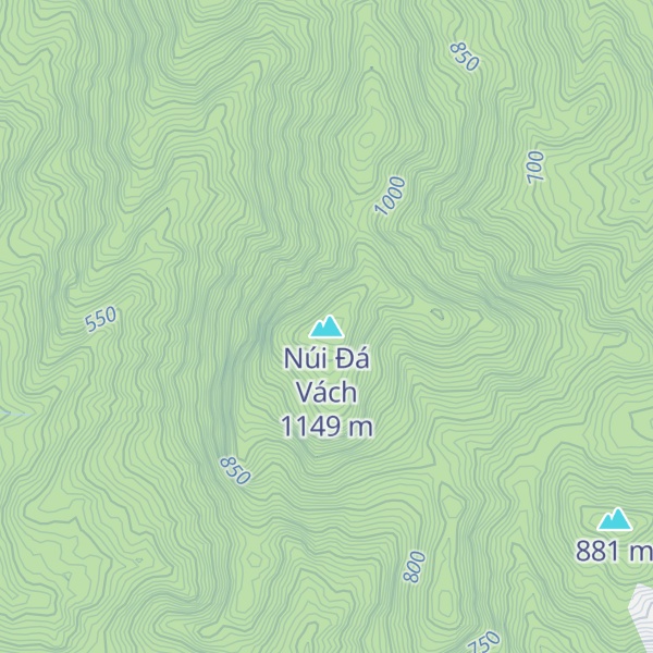 Map of Núi Đá Vách