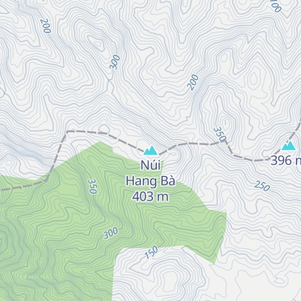 Map of Núi Hang Bà