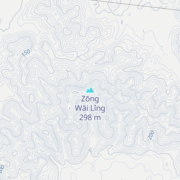 Map of Zōng Wāi Lǐng