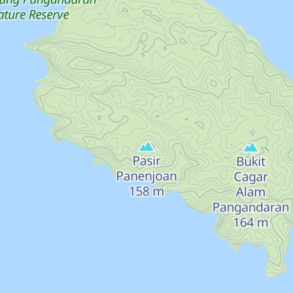 Map of Pasir Panenjoan