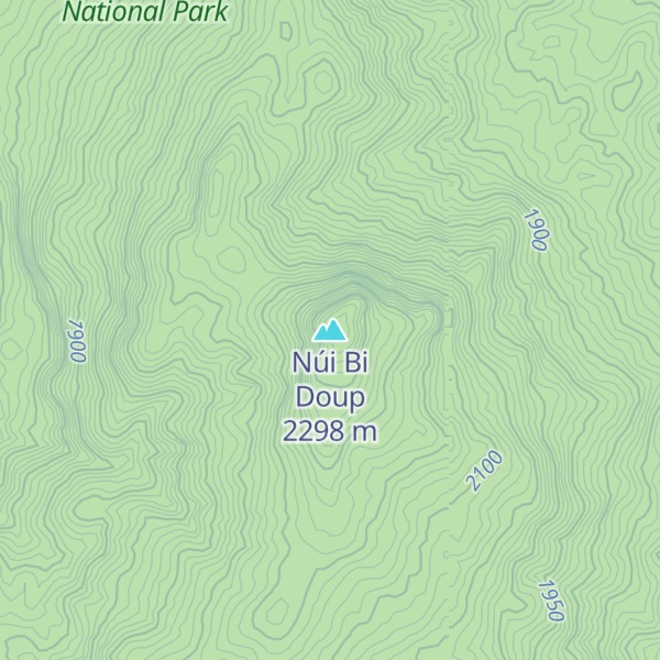 Map of Núi Bi Doup