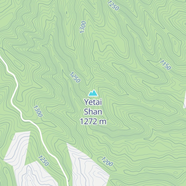 Map of Yetai Shan