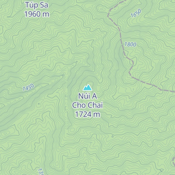 Map of Núi A Cho Chai
