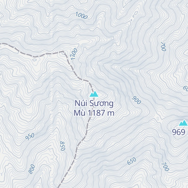 Map of Núi Sương Mù