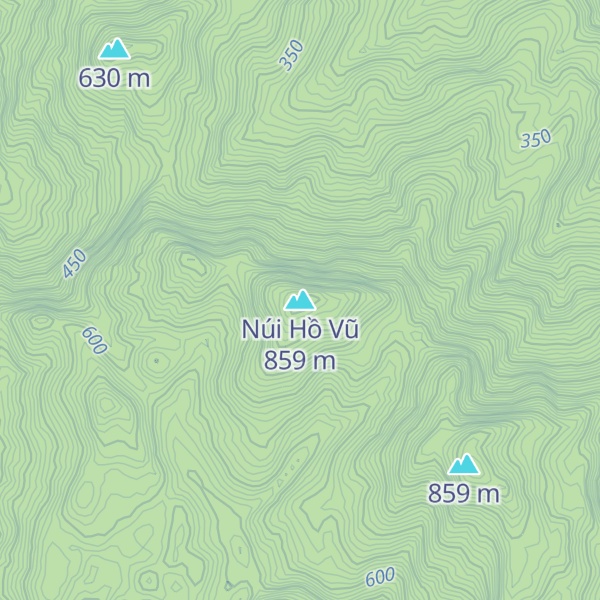 Map of Núi Hồ Vũ