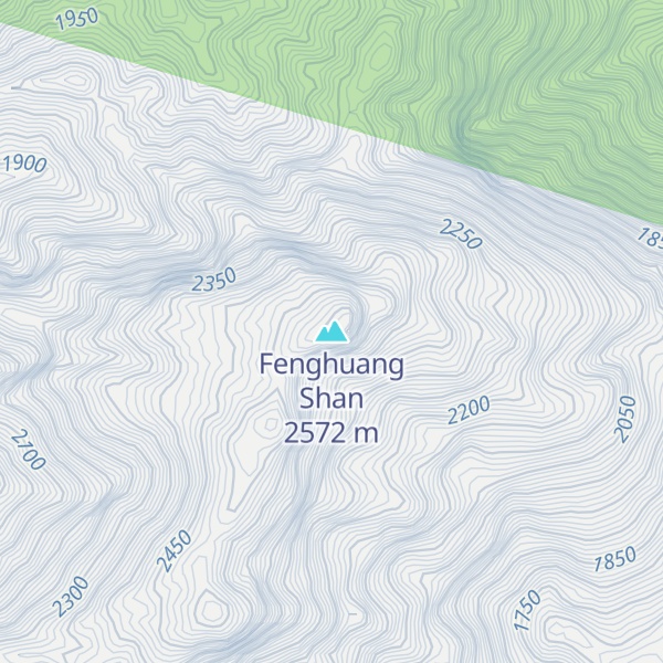 Map of Fenghuang Shan