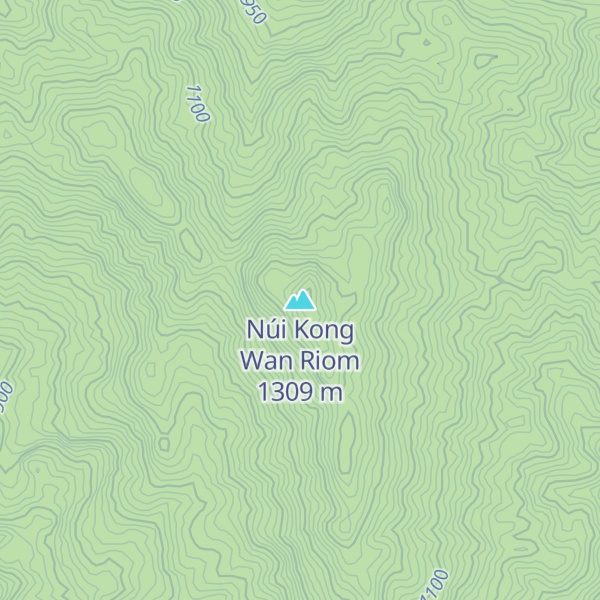 Map of Núi Kong Wan Riom