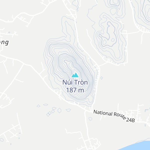 Map of Núi Tròn
