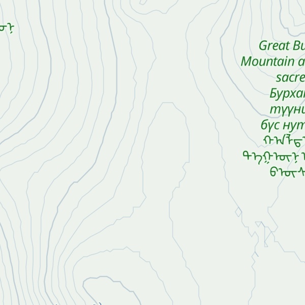 Map of Erdeni Uula