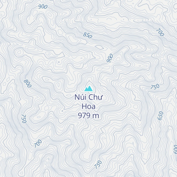 Map of Núi Chư Hoa