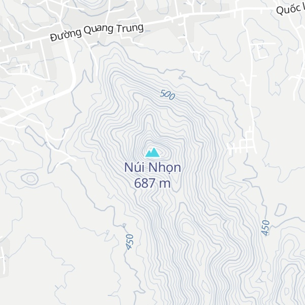 Map of Núi Nhọn