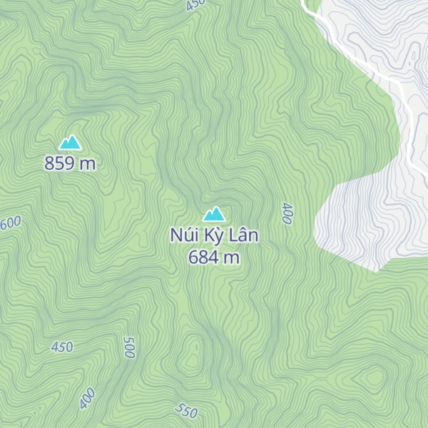 Map of Núi Kỳ Lân