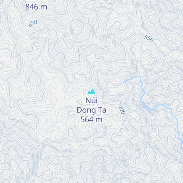 Map of Núi Đong Ta
