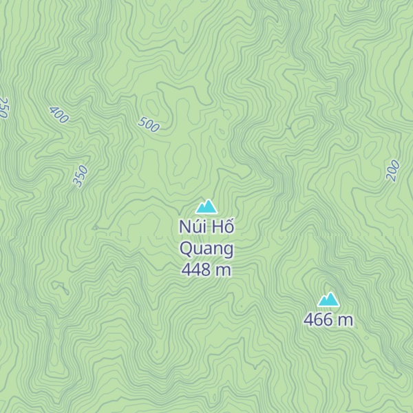 Map of Núi Hố Quang