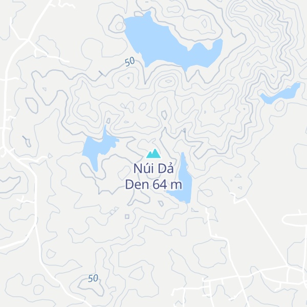 Map of Núi Dả Den