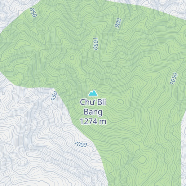 Map of Chư Bli Bang