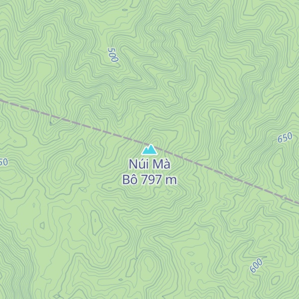 Map of Núi Mà Bô
