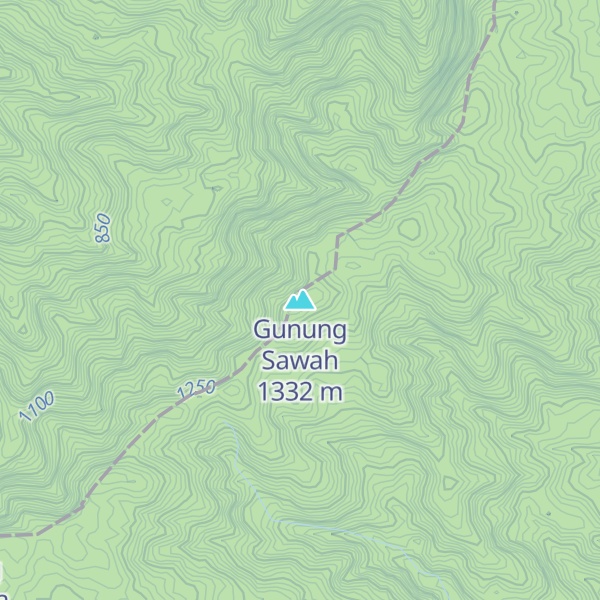 Map of Gunung Sawah