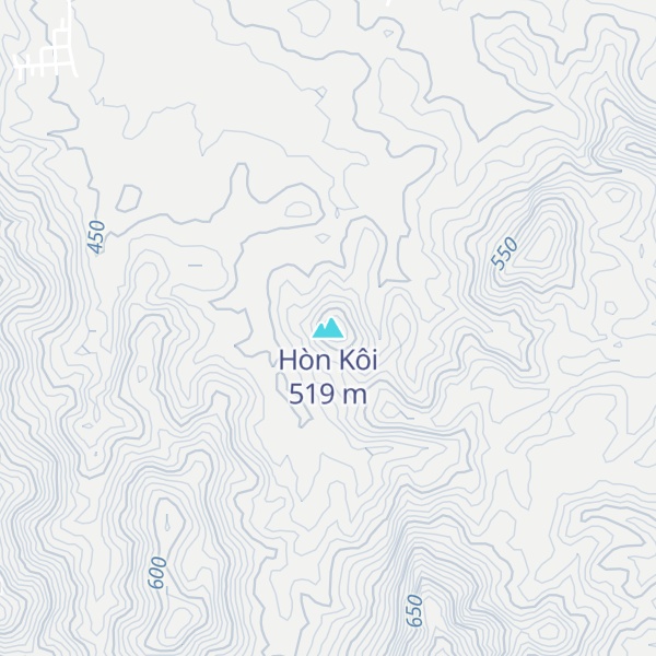 Map of Hòn Kôi