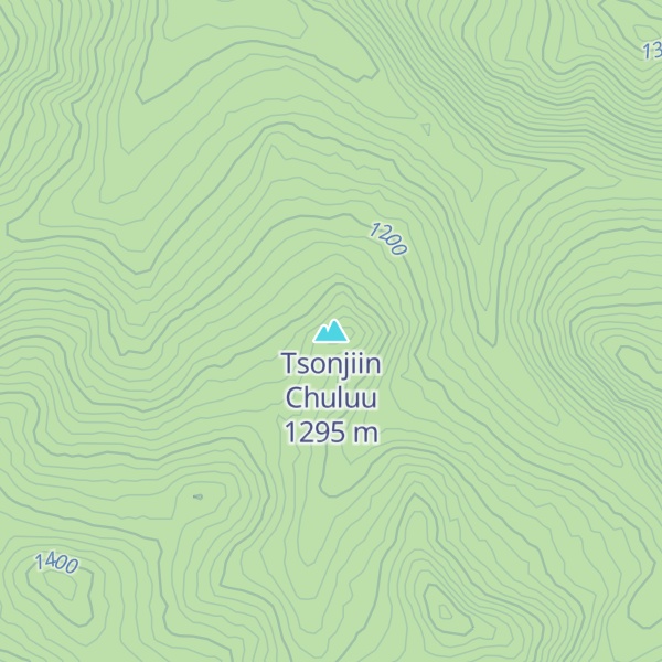Map of Tsonjiin Chuluu
