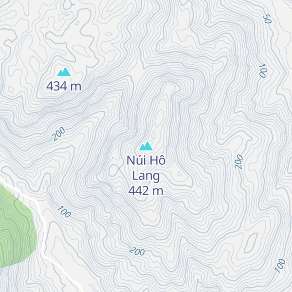 Map of Núi Hô Lang
