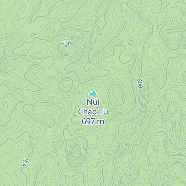 Map of Núi Chao Tu