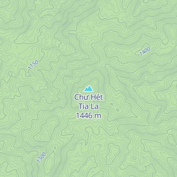 Map of Chư Hét Tia La