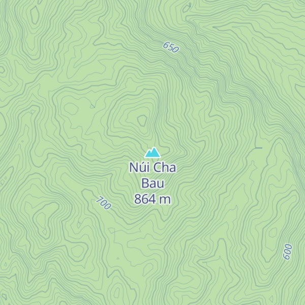 Map of Núi Cha Bau