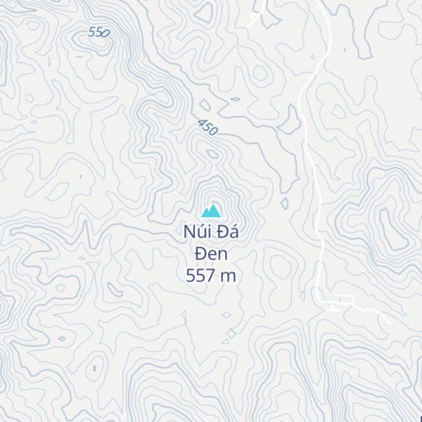 Map of Núi Đá Đen