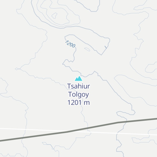 Map of Tsahiur Tolgoy