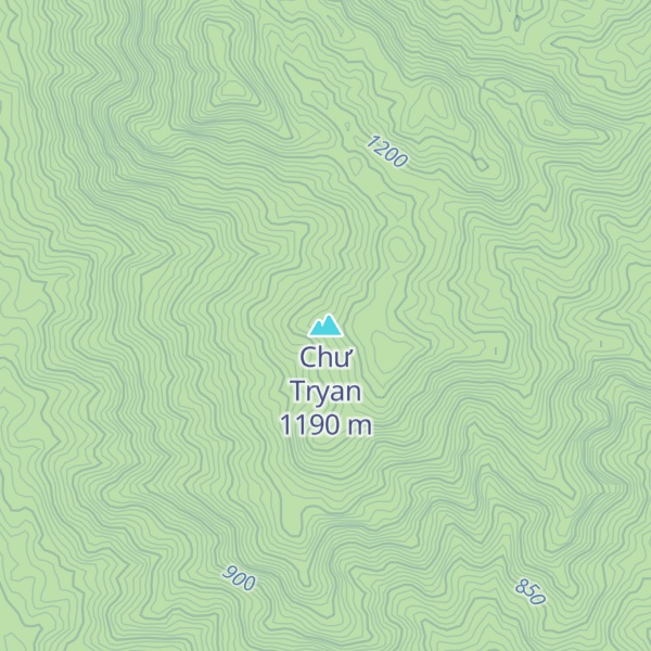 Map of Chư Tryan