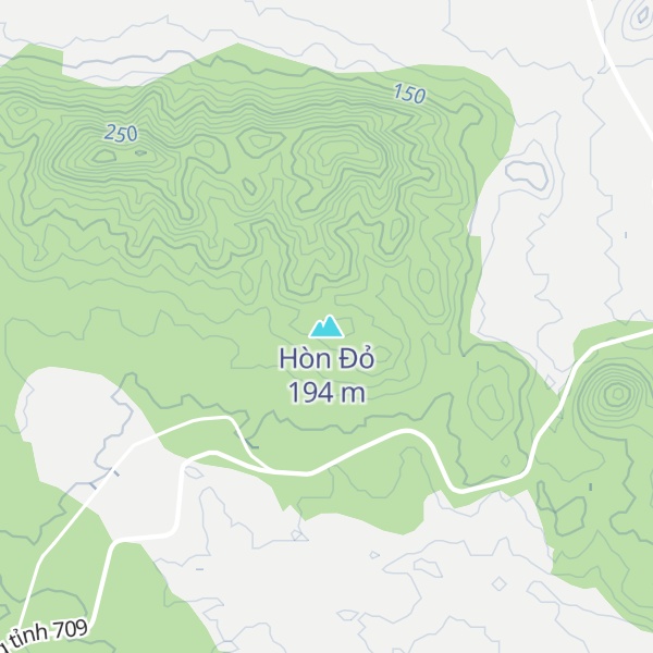 Map of Hòn Đỏ