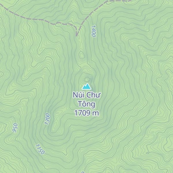 Map of Núi Chư Tông