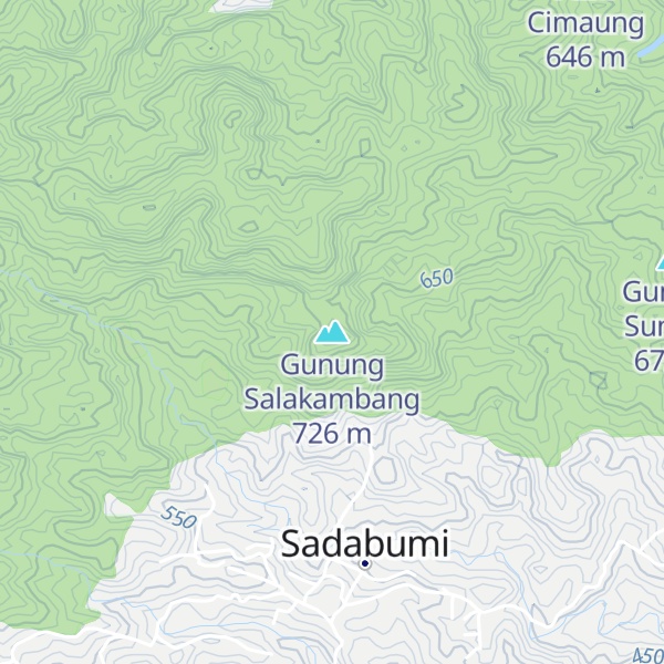Map of Gunung Salakambang