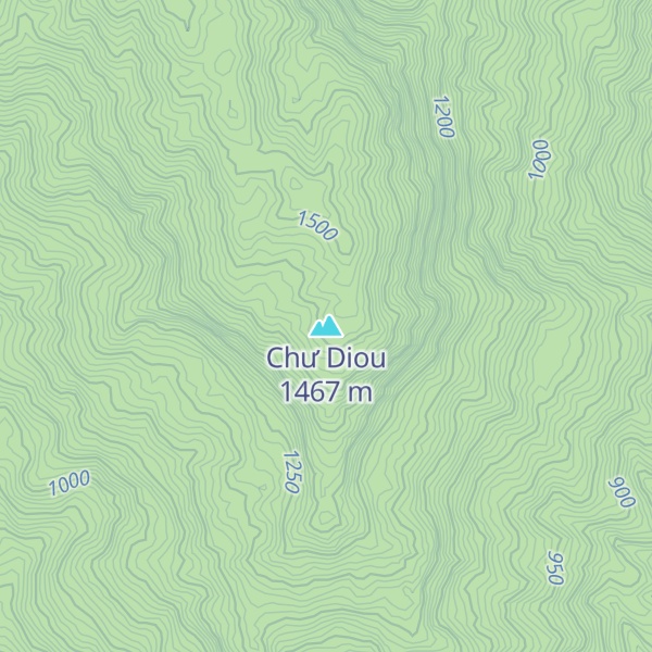 Map of Chư Diou