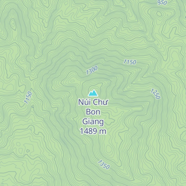 Map of Núi Chư Bon Giang