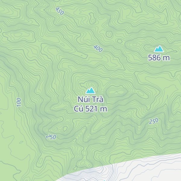 Map of Núi Trà Cú