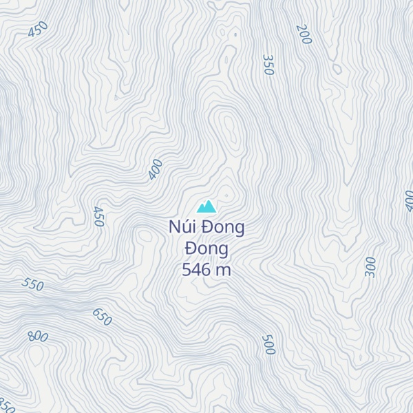Map of Núi Đong Đong