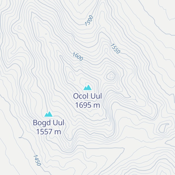 Map of Ocol Uul