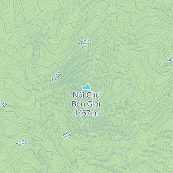 Map of Núi Chư Bon Gior