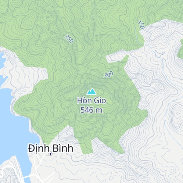 Map of Hòn Gio