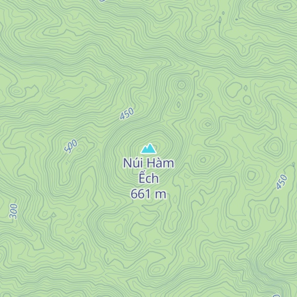 Map of Núi Hàm Ếch
