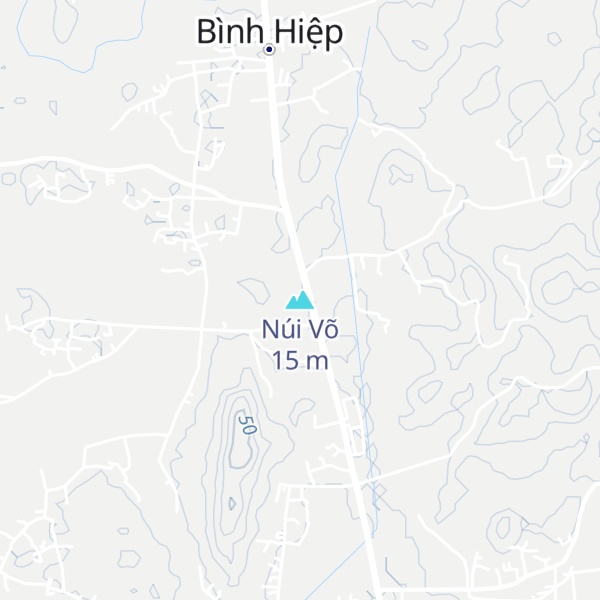 Map of Núi Võ