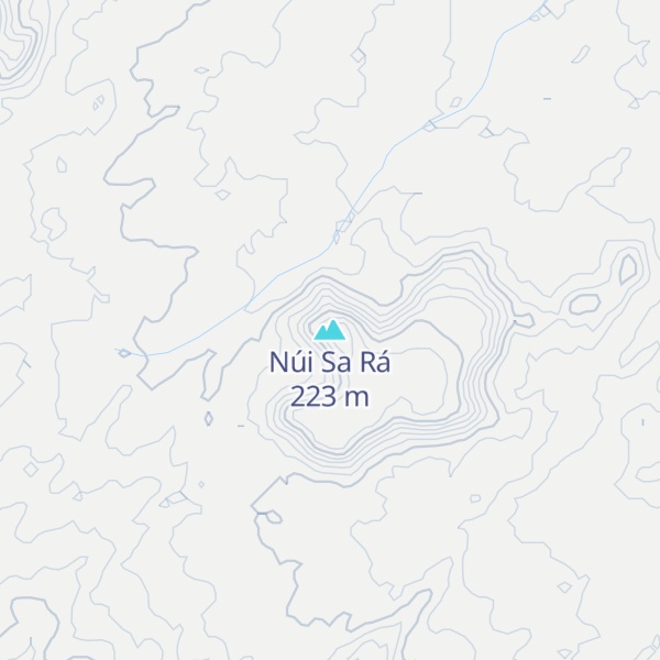Map of Núi Sa Rá