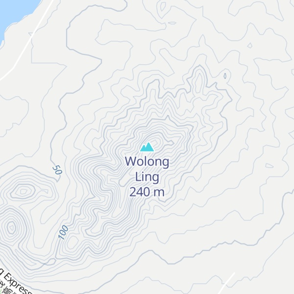 Map of Wolong Ling