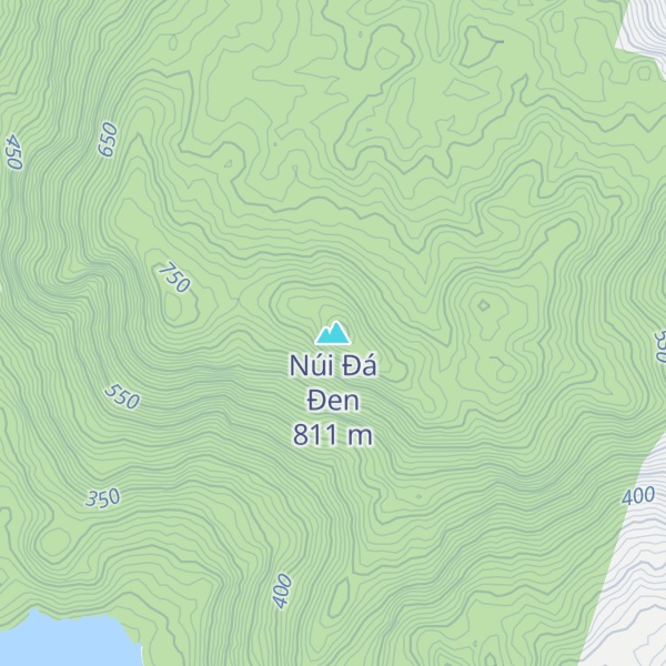 Map of Núi Đá Đen